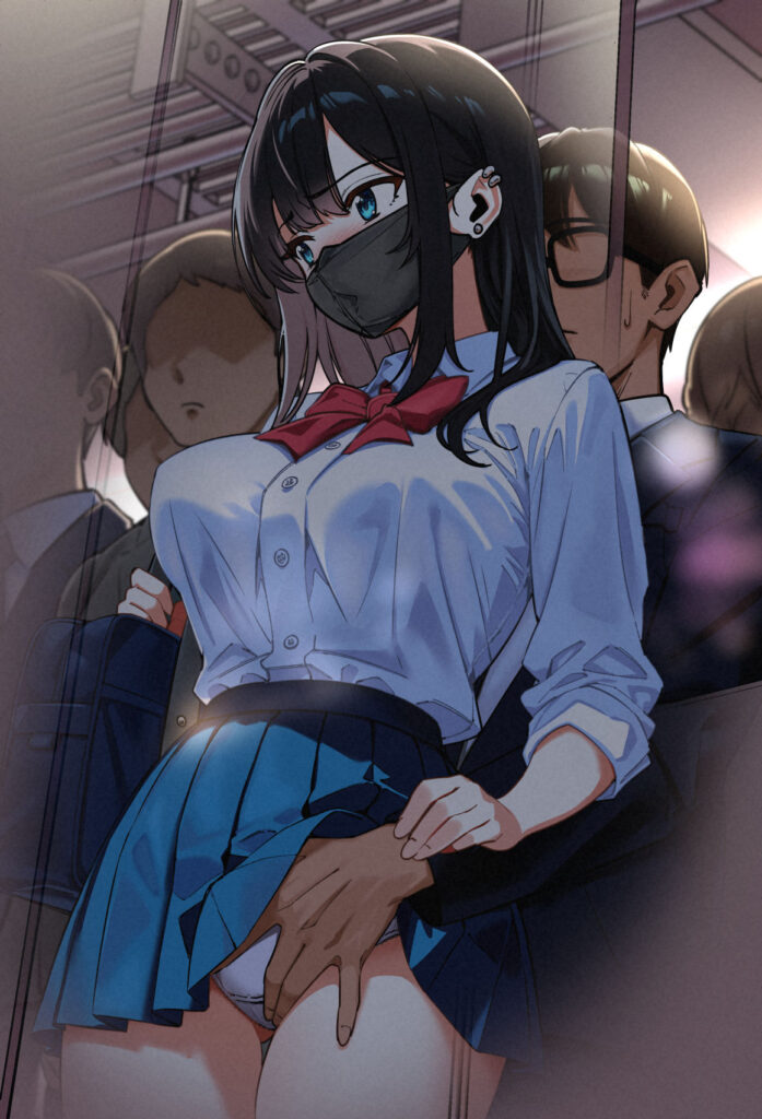 電車 痴漢 女子高生 エロ漫画